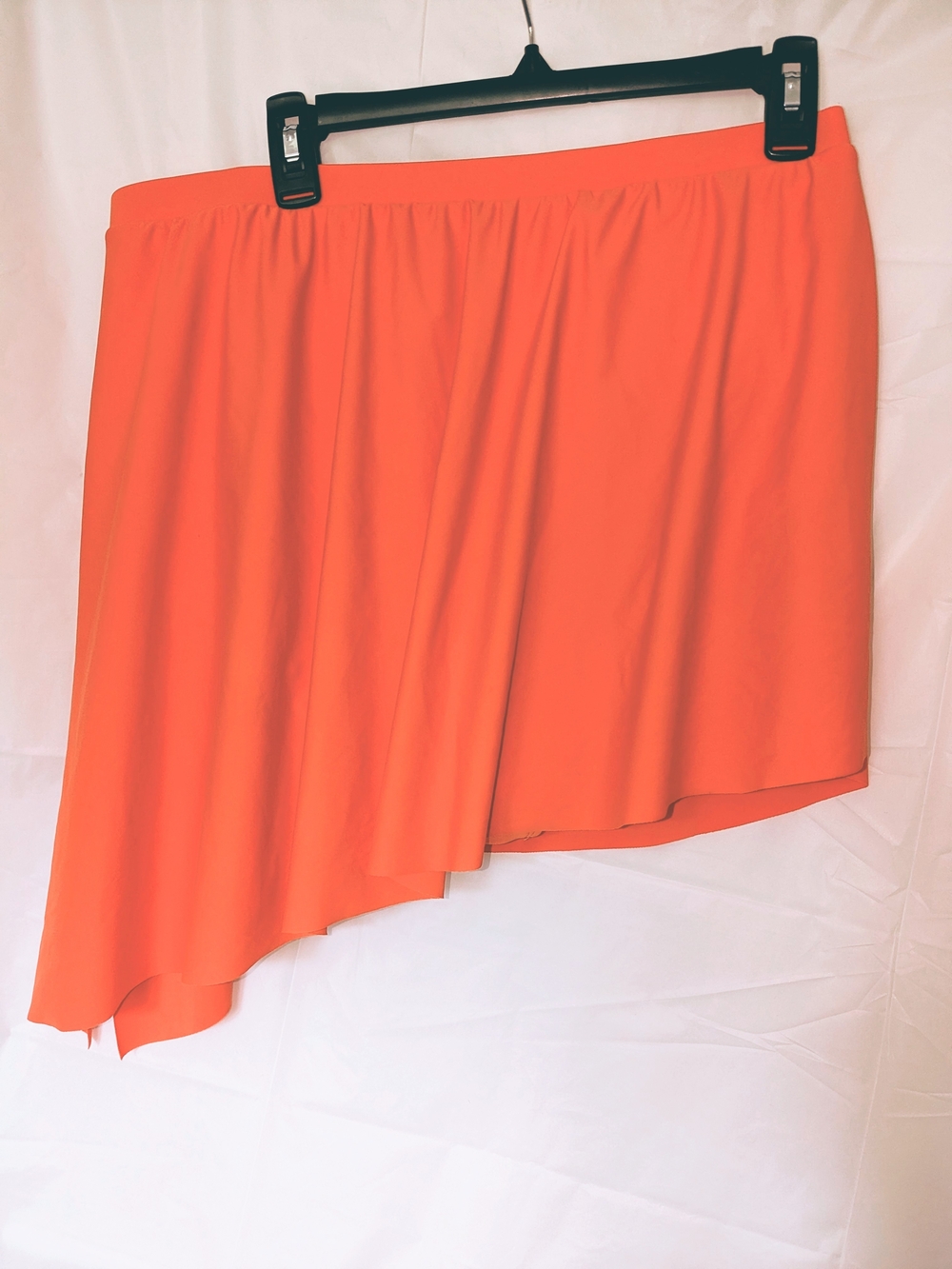 torrid One-Shoulder Ruffle Swim 2 Piece Crop Top in Orange - Picture 7 of 10